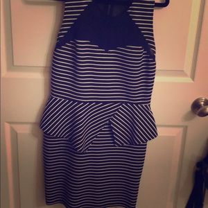 Black and white dress for dinner or and work